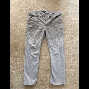 Banana Republic Light Grey Slim-fit Pants